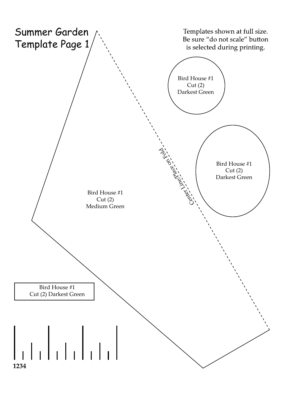 Summer Garden Quilt Pattern Templates - Lynette Anderson Designs, Page 5