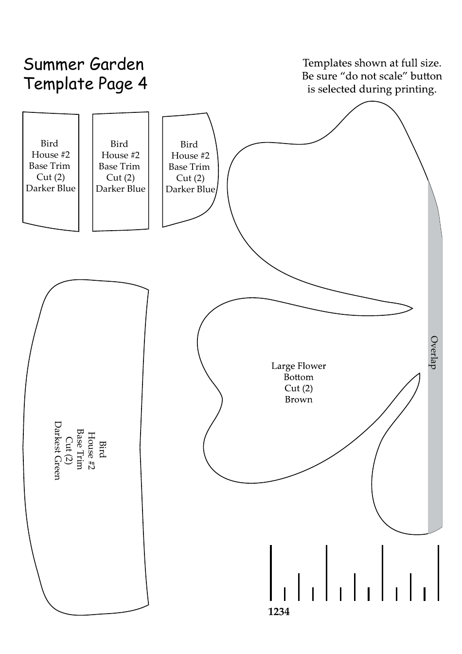 Summer Garden Quilt Pattern Templates - Lynette Anderson Designs, Page 8