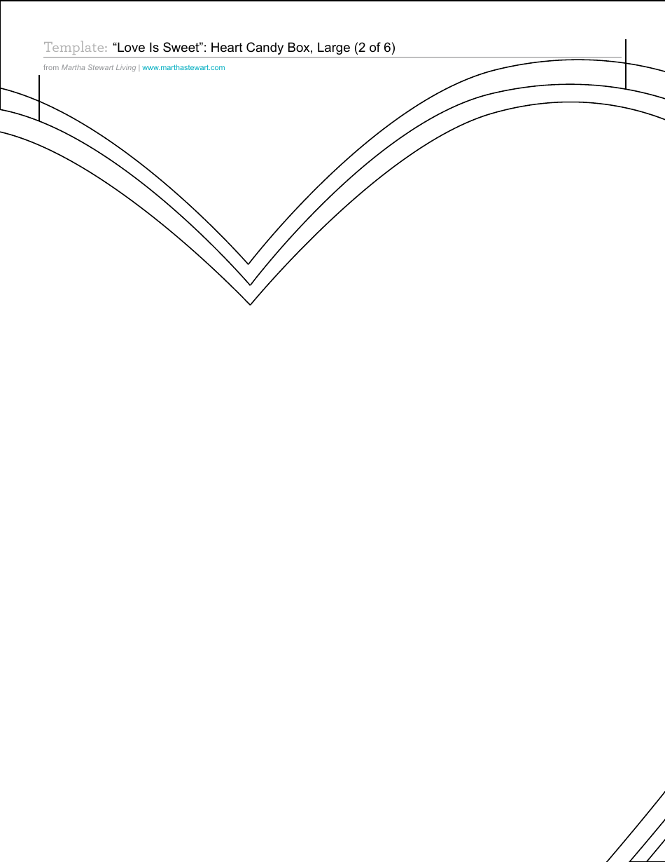 Large Paper Heart Candy Box Template - Martha Stewart Living Omnimedia, Page 3