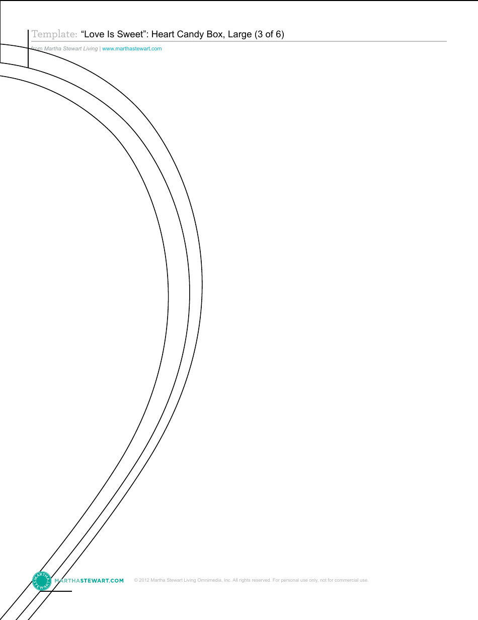 Large Paper Heart Candy Box Template - Martha Stewart Living Omnimedia, Page 4
