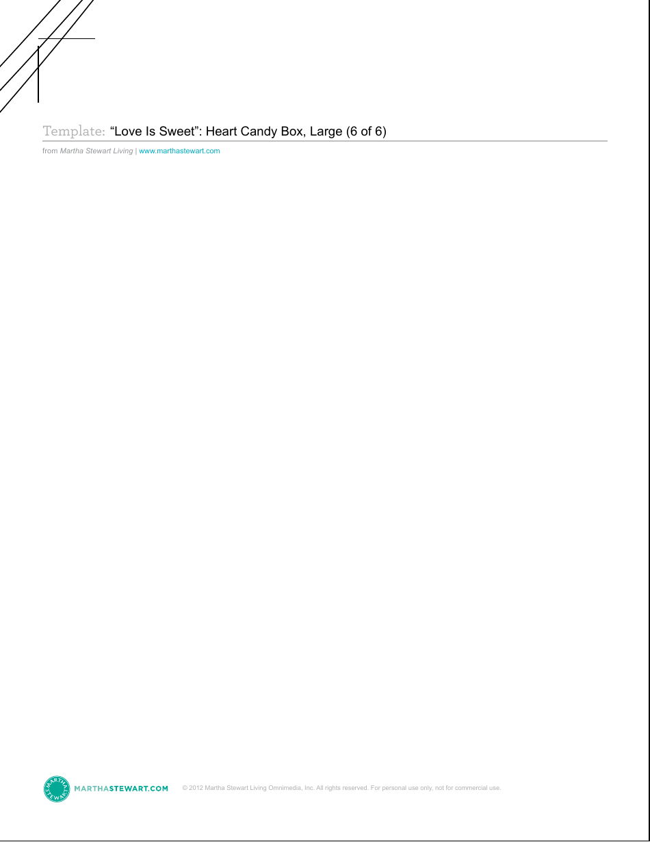 Large Paper Heart Candy Box Template - Martha Stewart Living Omnimedia, Page 7