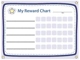 Document preview: Reward Chart Template