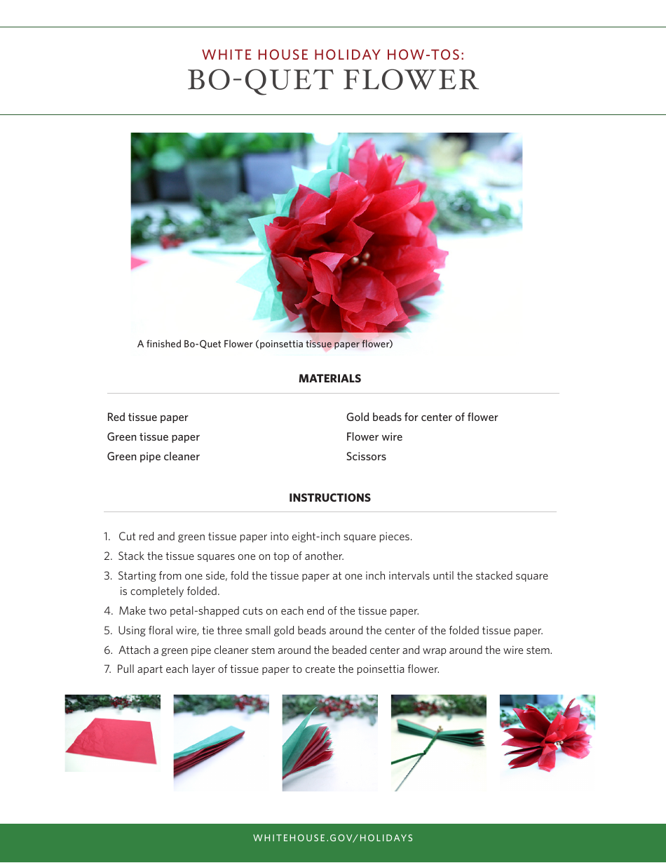 Beautiful Boquet Flower Paper Craft