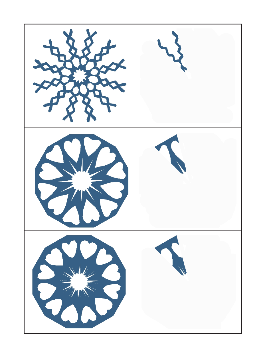Paper Snowflake Templates, Page 11