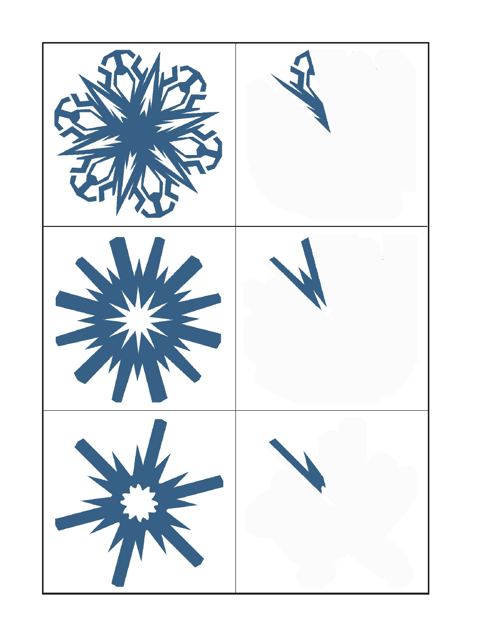 Paper Snowflake Templates, Page 9