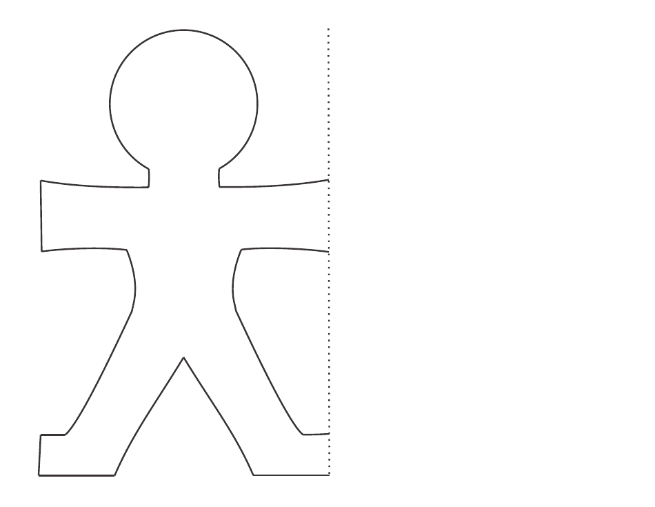 Paper Doll Chain Template Download Printable PDF Templateroller