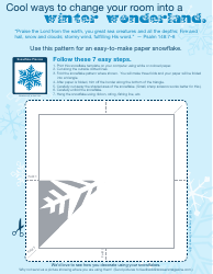 Paper Snowflake Templates - Answers in Genesis