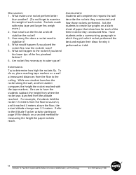 Paper Rocket Template - Teacher Information, Page 4