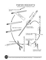 Paper Rocket Template - Teacher Information, Page 5