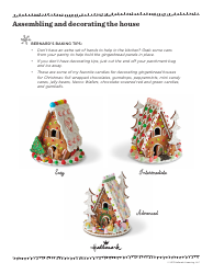 Gingerbread House Template - Hallmark, Page 3