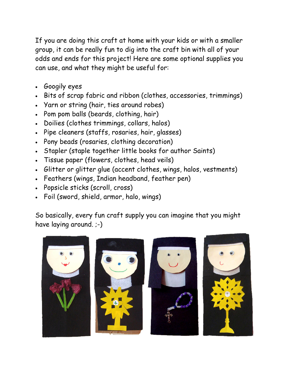 Saint Puppet Templates - Catholic Icing, Page 4