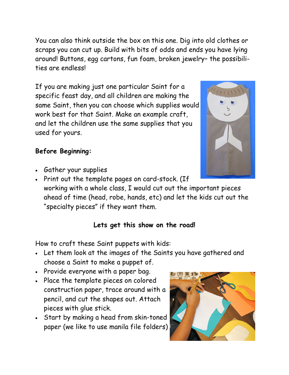 Saint Puppet Templates - Catholic Icing, Page 5