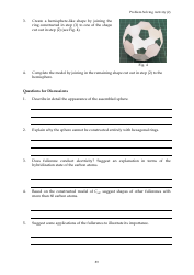 Buckyball Paper Model Template, Page 2