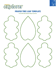 Prayer Tree Leaf Template, Page 2