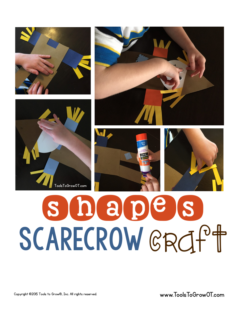 Paper Scarecrow Craft Template - Tools to Grow, Page 5