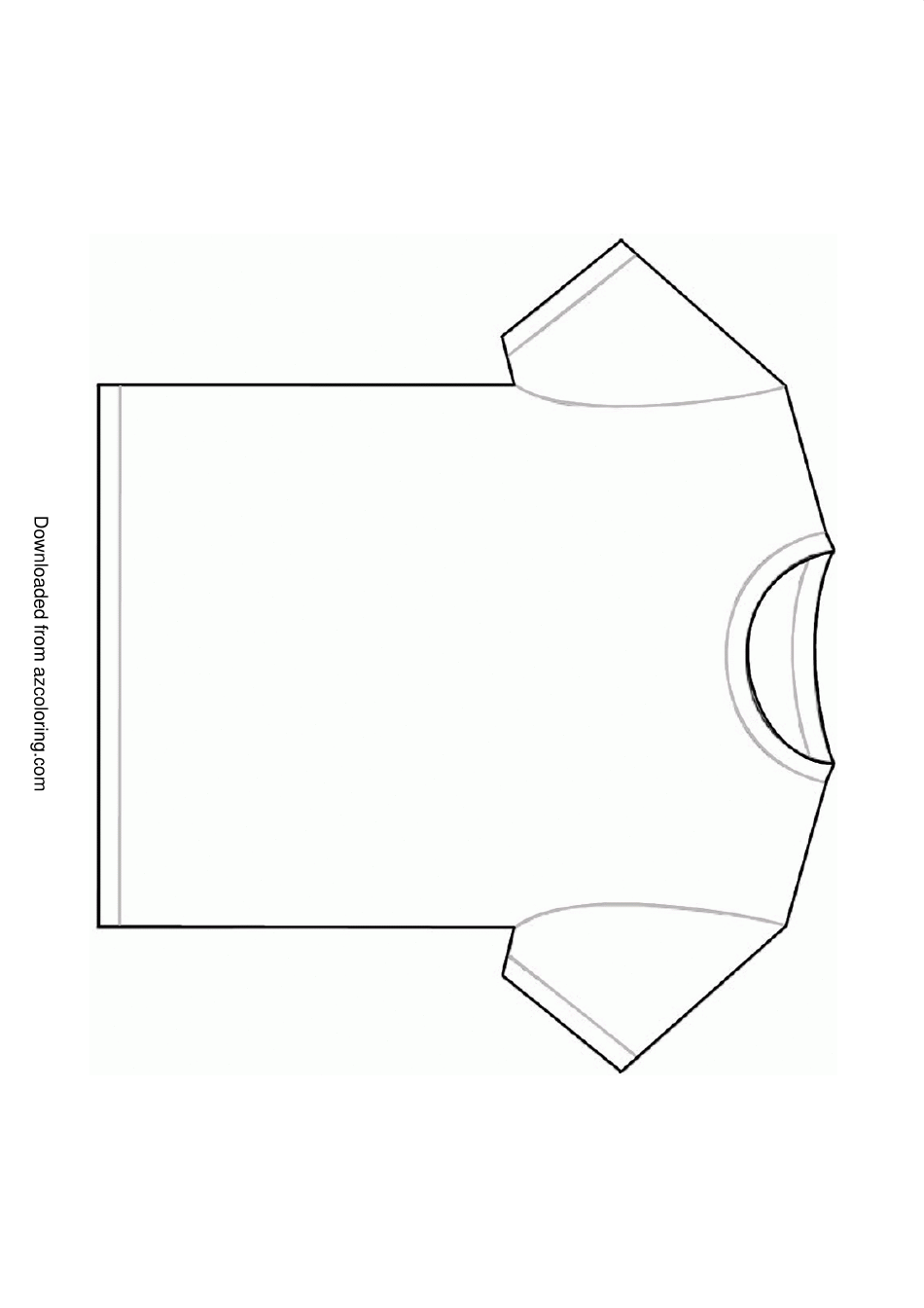 Blank T-Shirt Template – Customizable Design for Creating Your Own T-Shirts