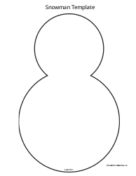 Document preview: Snowman Template - Lakeshore