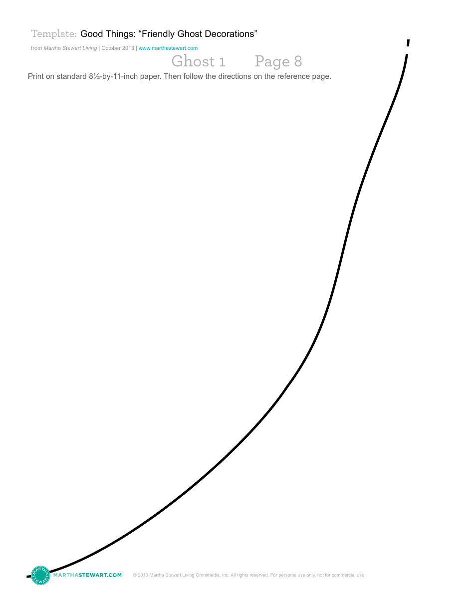 Friendly Ghost Decoration Template - Martha Stewart Living Omnimedia, Page 10