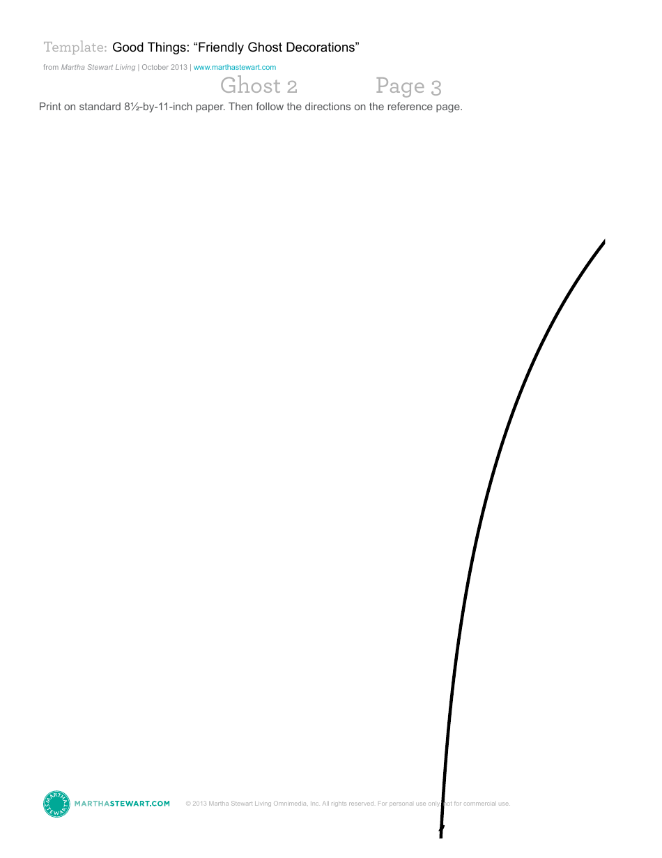 Friendly Ghost Decoration Template - Martha Stewart Living Omnimedia, Page 14