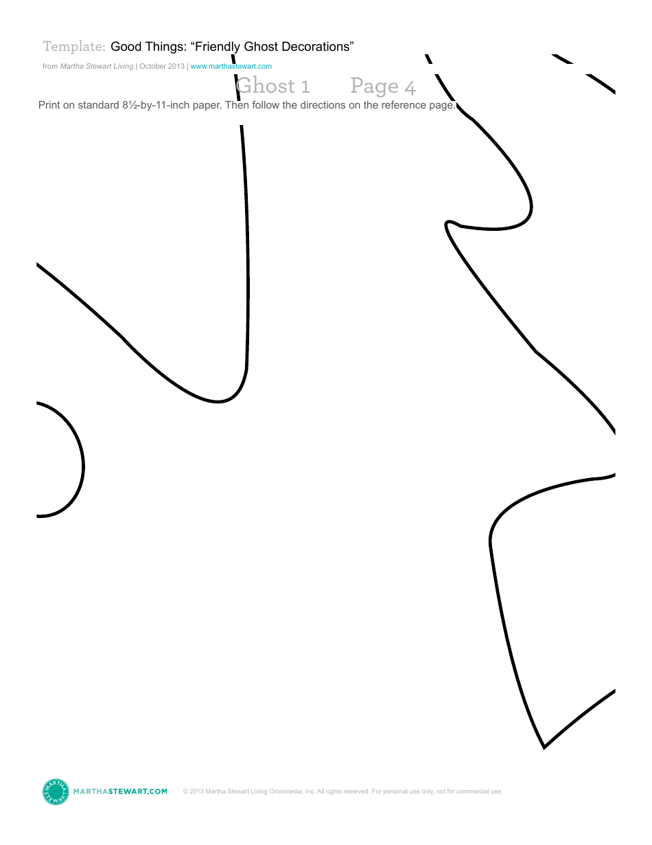 Friendly Ghost Decoration Template - Martha Stewart Living Omnimedia, Page 6