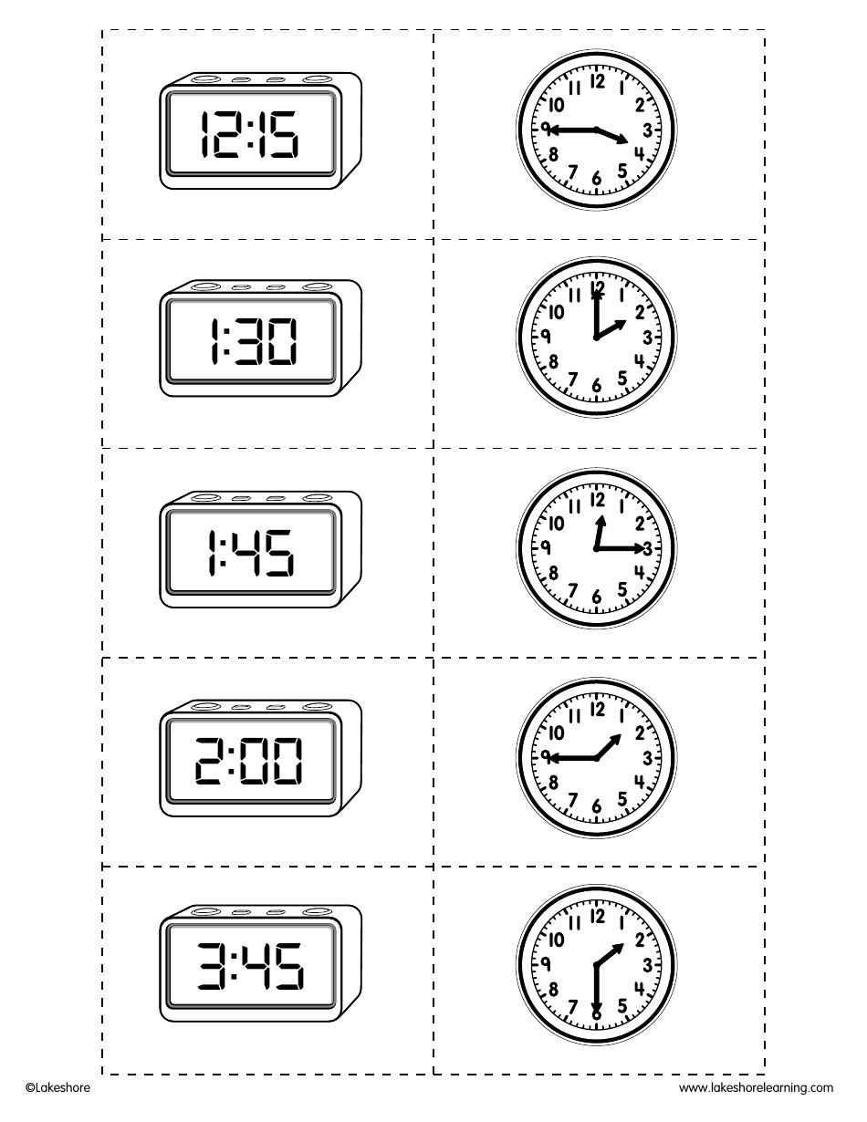 Clock Template - Lakeshore, Page 5