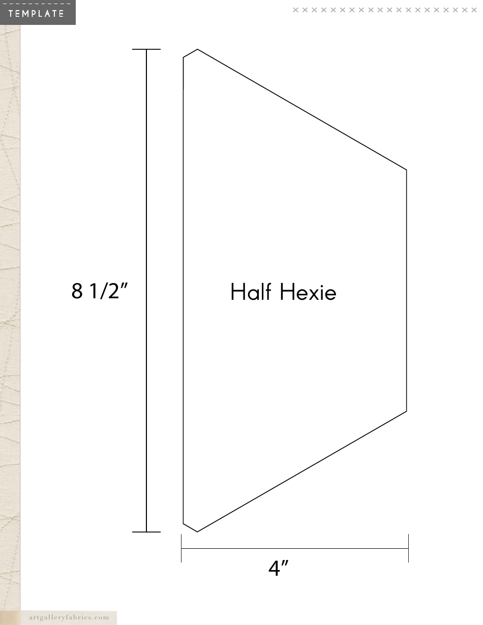 Terrarium Quilt Pattern Templates - Art Gallery Fabrics, Page 7