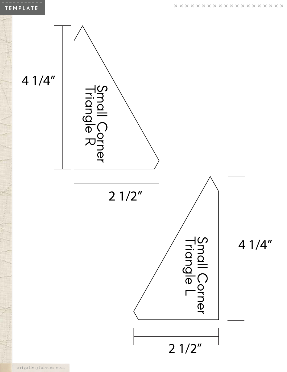 Terrarium Quilt Pattern Templates - Art Gallery Fabrics, Page 9