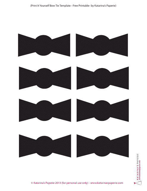 Bow Tie Templates - Free and custom designs for every occasion