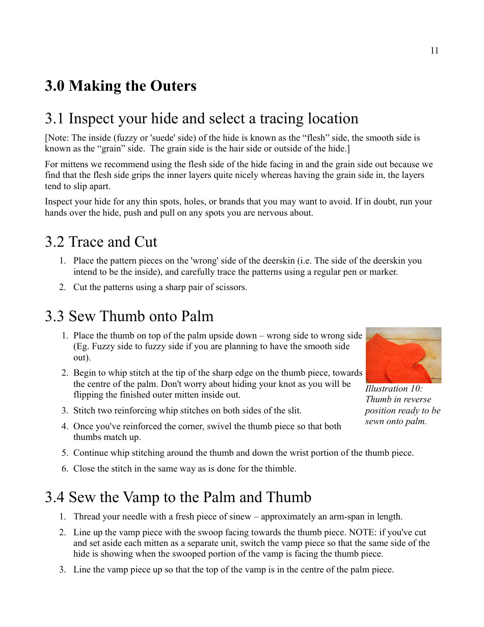 Winter Mitten Template, Page 11