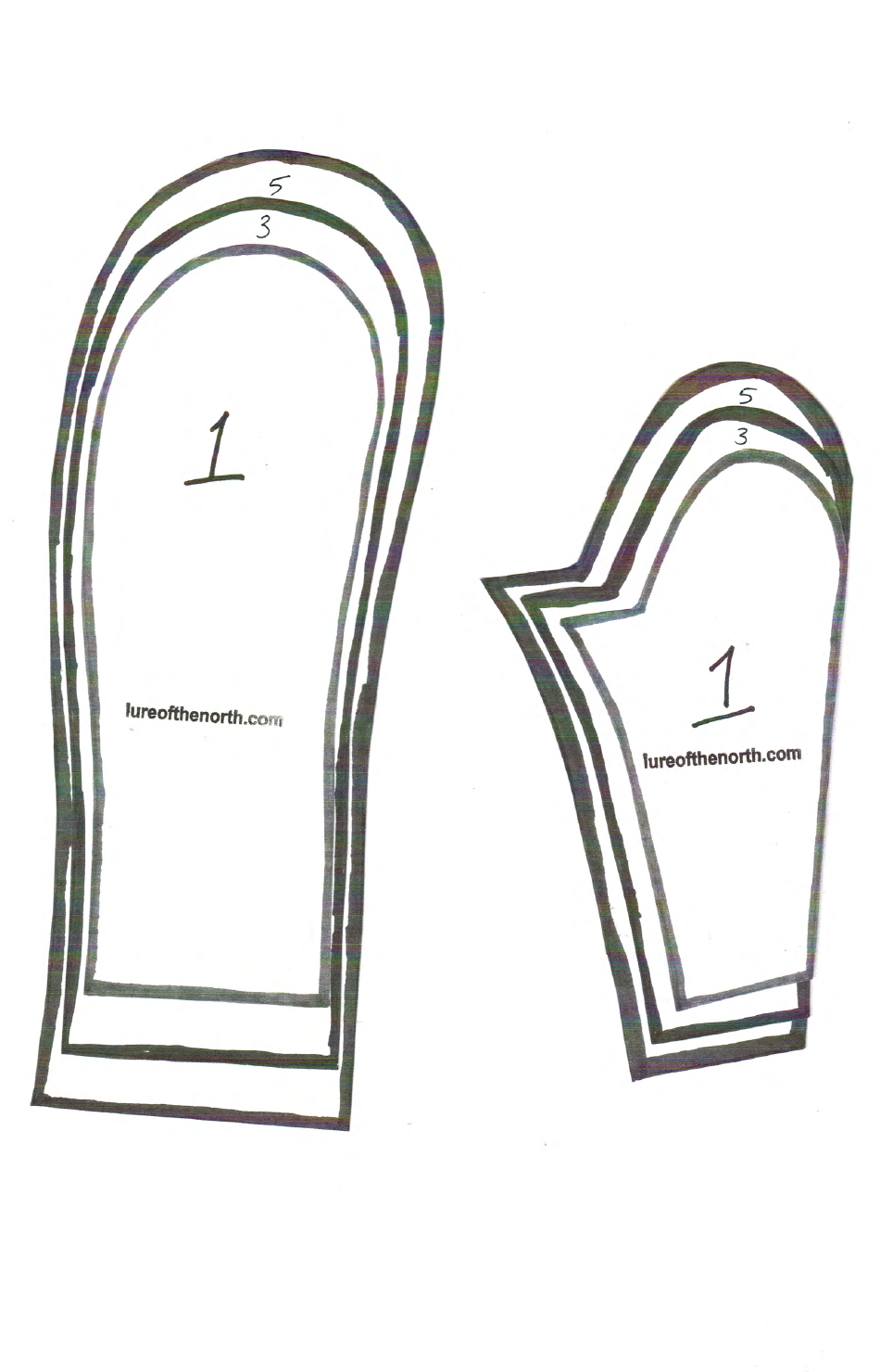 Winter Mitten Template, Page 15