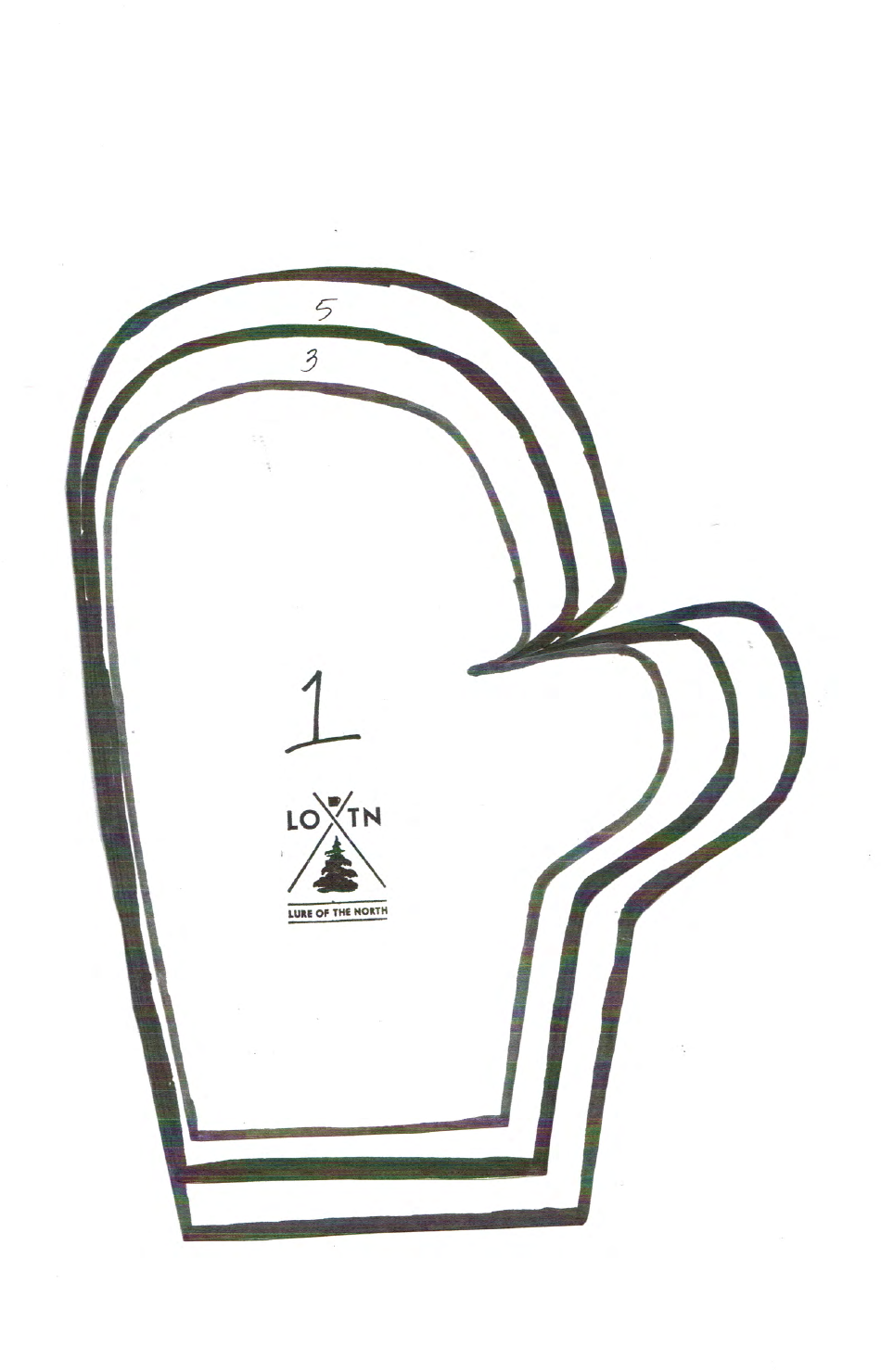 Winter Mitten Template, Page 18