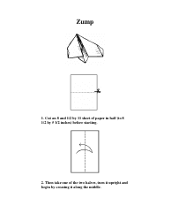 Deltry Paper Airplane Template, Page 10