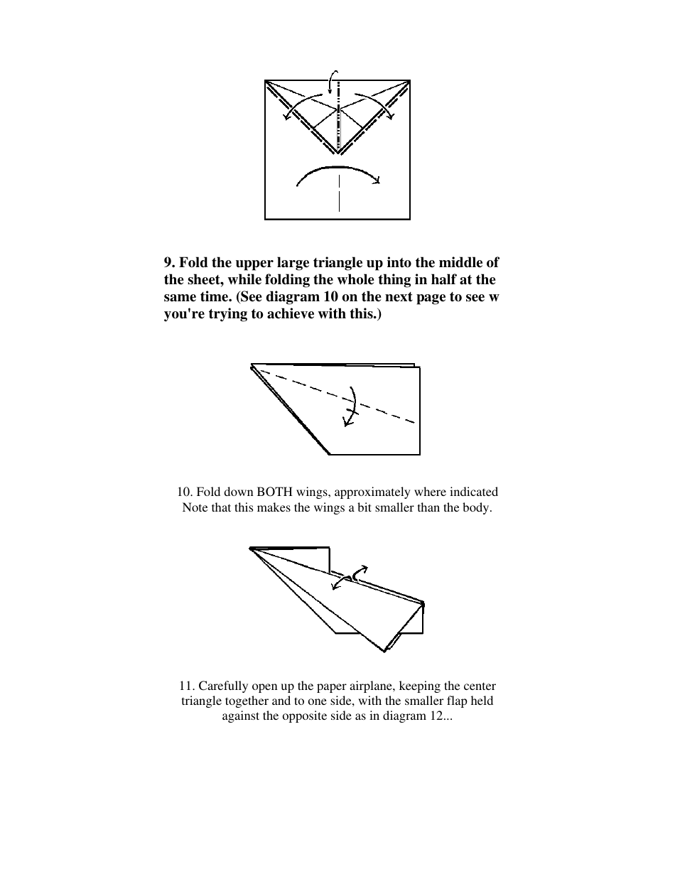 Deltry Paper Airplane Template, Page 13