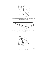 Deltry Paper Airplane Template, Page 14