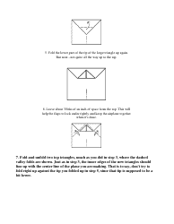Deltry Paper Airplane Template, Page 4