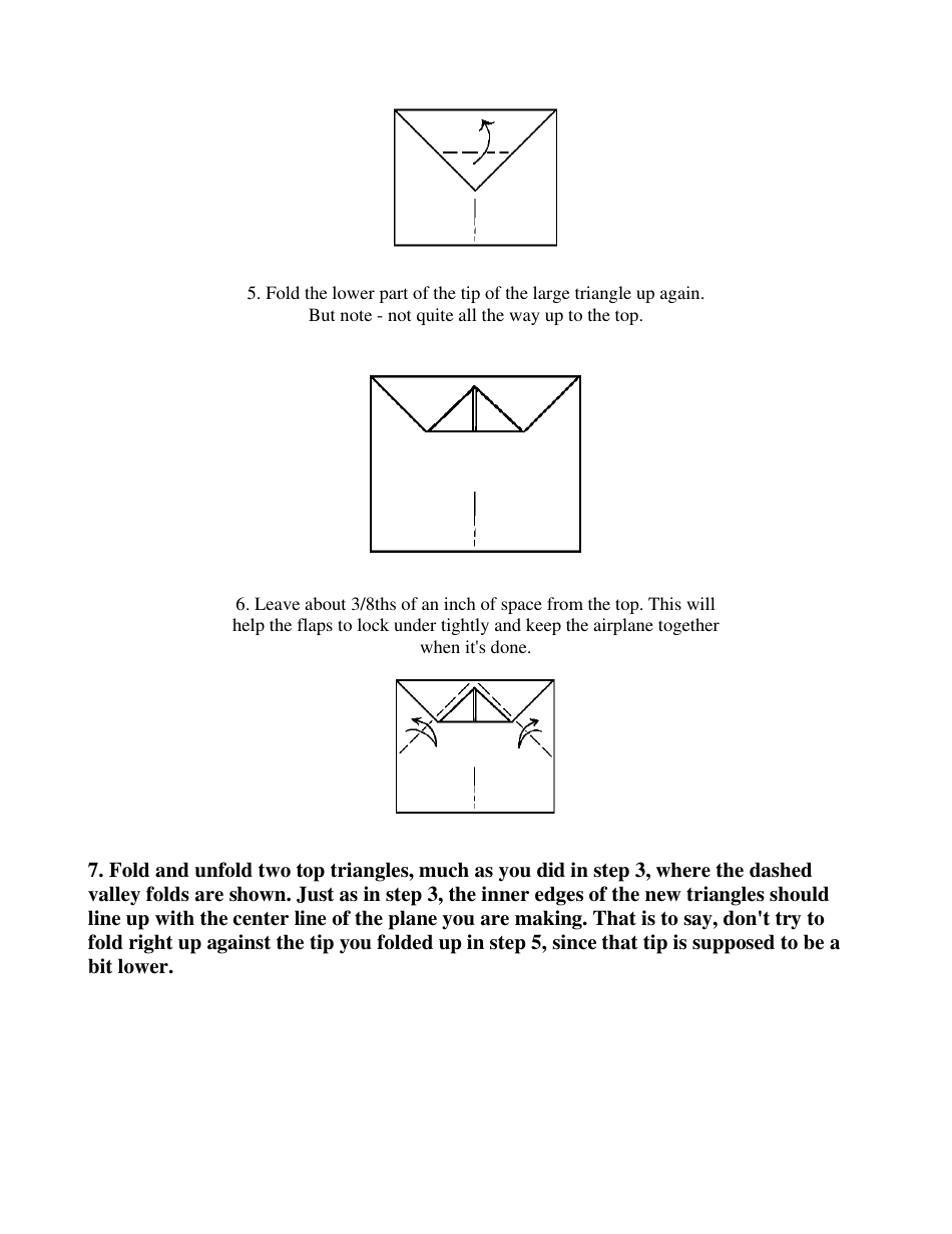 Deltry Paper Airplane Template, Page 4