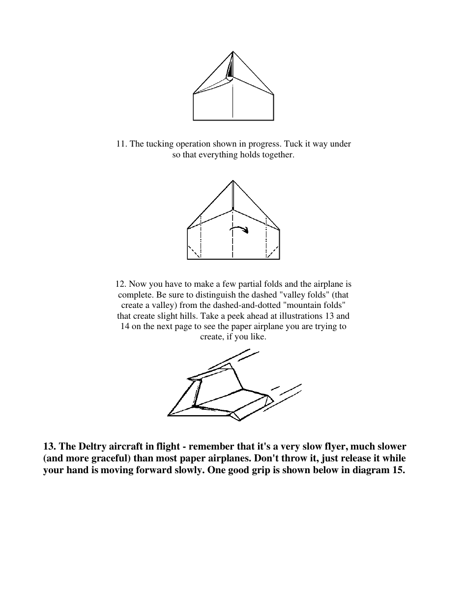 Deltry Paper Airplane Template, Page 6