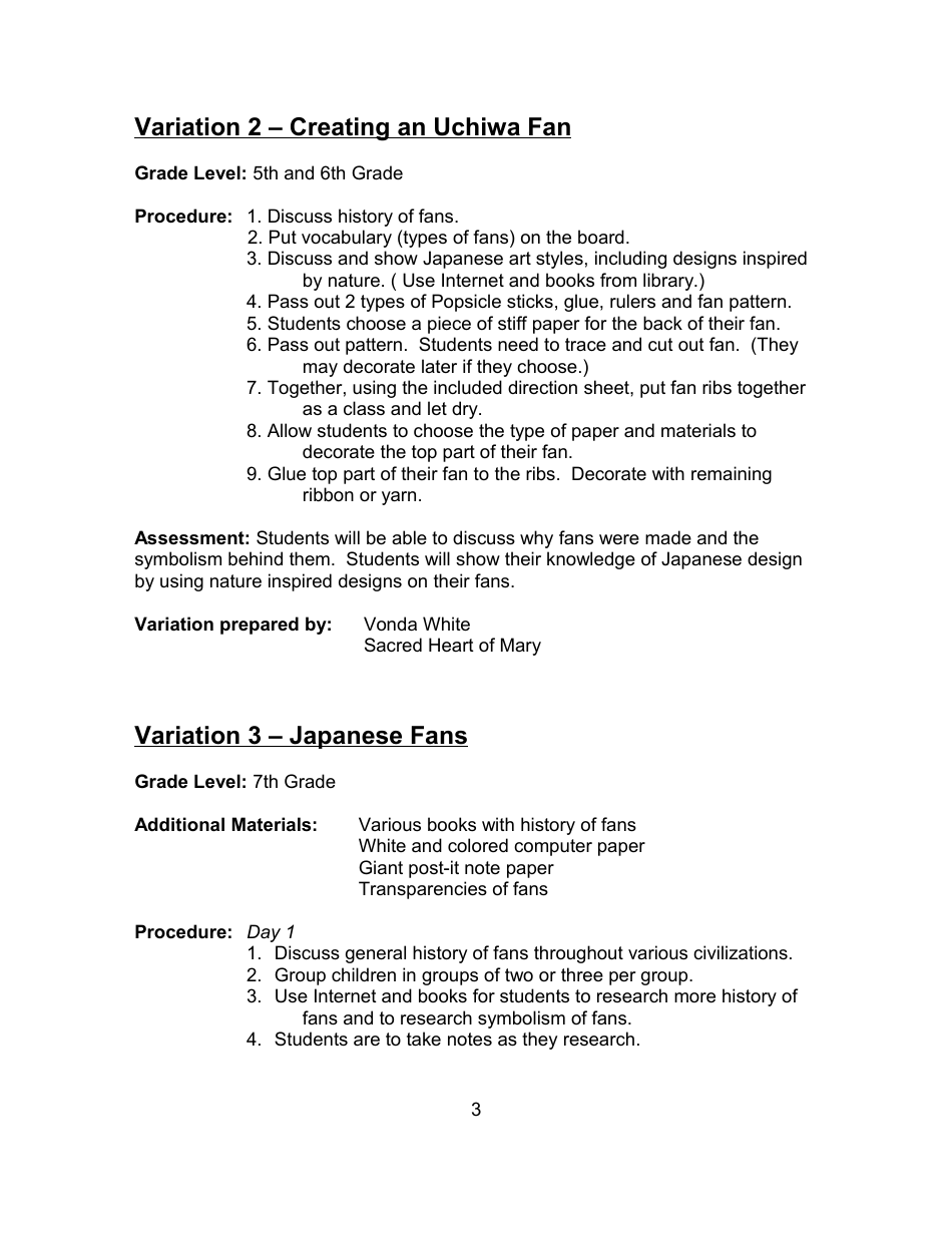 Uchiwa Fan Pattern Templates, Page 3
