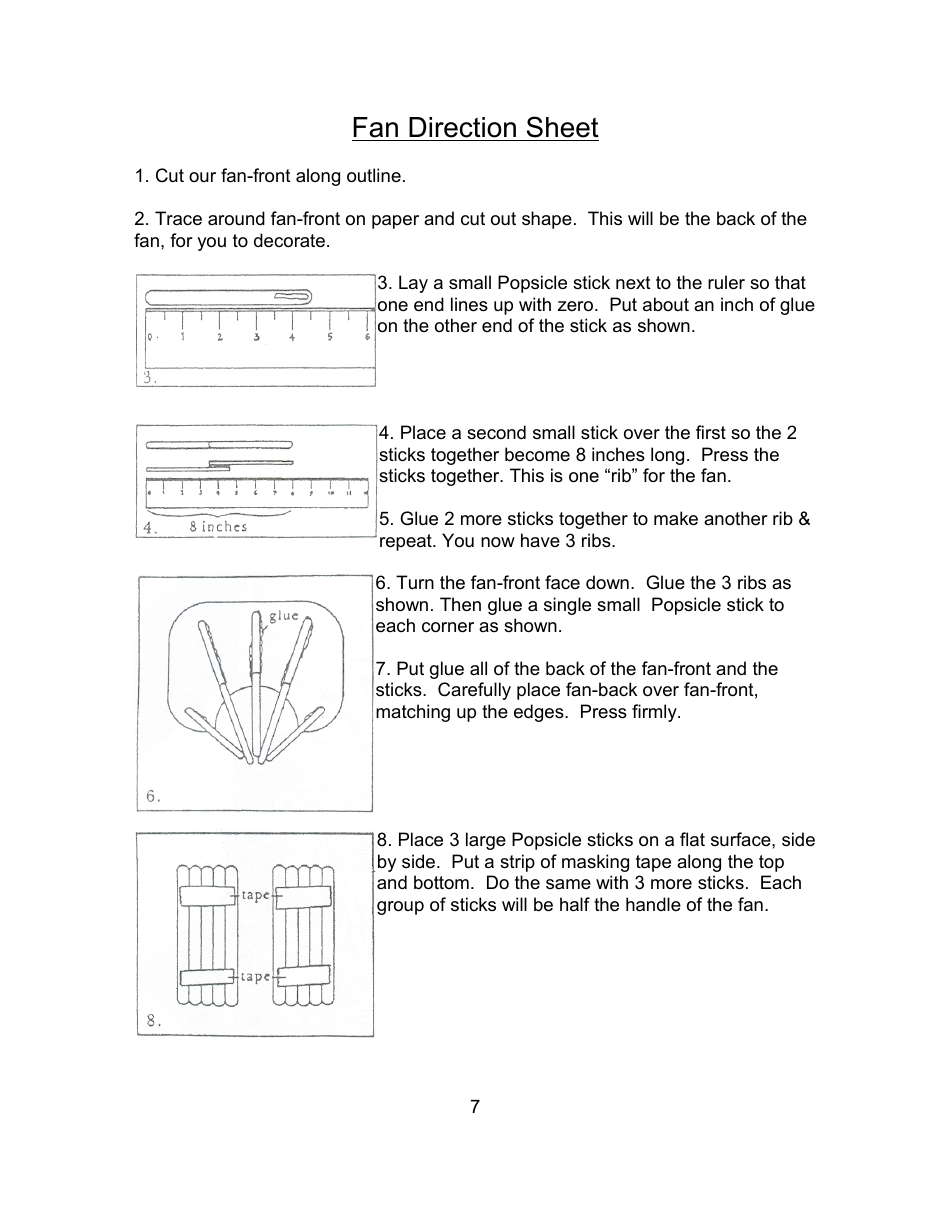 Uchiwa Fan Pattern Templates, Page 7