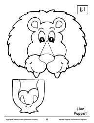 Alphabet Paper Bag Puppet Pattern Templates - Teacher&#039;s Friend, a Scholastic Company, Page 15