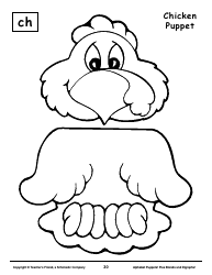 Alphabet Paper Bag Puppet Pattern Templates - Teacher&#039;s Friend, a Scholastic Company, Page 30