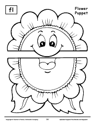 Alphabet Paper Bag Puppet Pattern Templates - Teacher&#039;s Friend, a Scholastic Company, Page 34