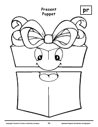 Alphabet Paper Bag Puppet Pattern Templates - Teacher&#039;s Friend, a Scholastic Company, Page 39