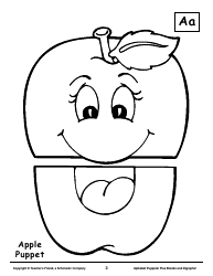 Alphabet Paper Bag Puppet Pattern Templates - Teacher&#039;s Friend, a Scholastic Company, Page 3