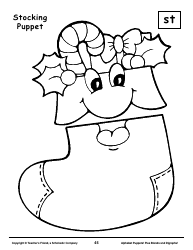Alphabet Paper Bag Puppet Pattern Templates - Teacher&#039;s Friend, a Scholastic Company, Page 45