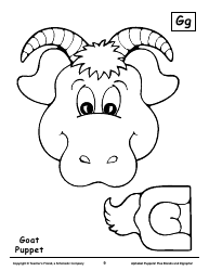 Alphabet Paper Bag Puppet Pattern Templates - Teacher&#039;s Friend, a Scholastic Company, Page 9