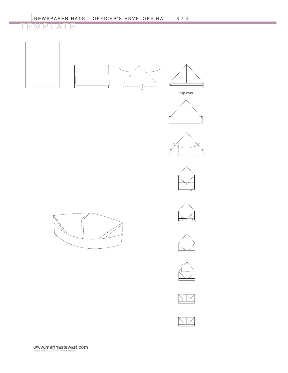 Newspaper Party Hat Templates - Martha Stewart Living Omnimedia, Page 4