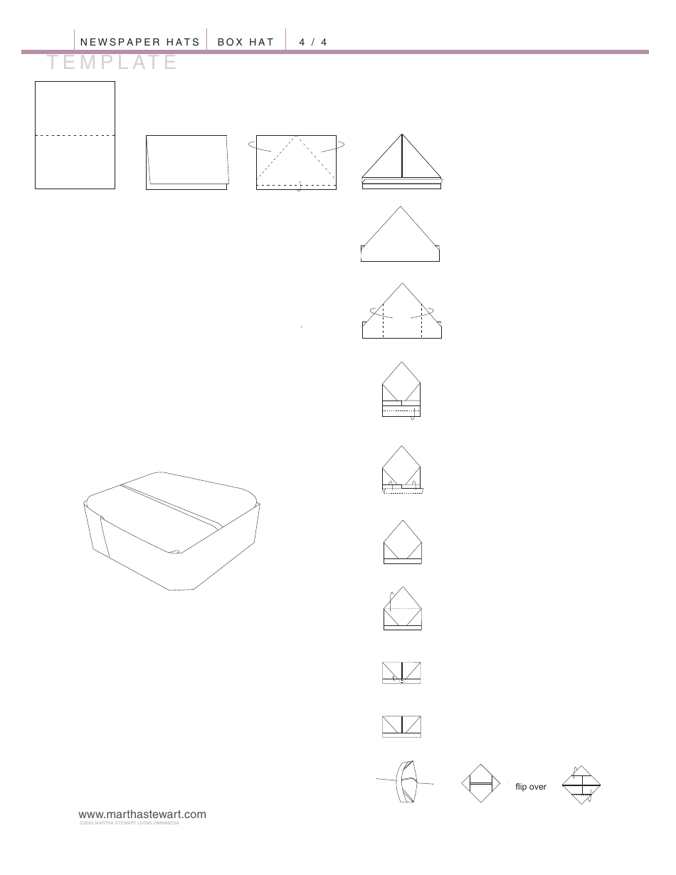 Newspaper Party Hat Templates - Martha Stewart Living Omnimedia, Page 5