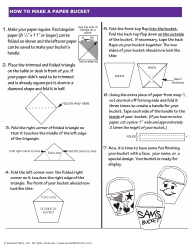 Document preview: Paper Bucket Guide