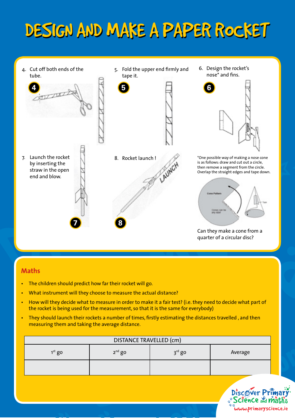 Paper Rocket Guide, Page 3